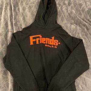 Vlone Godfather Hoodie Black 100% Authentic Fast Free Shipping